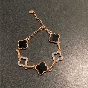 Rose Gold & Black Bracelet